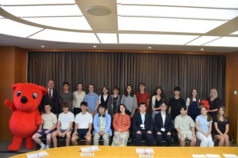 表敬訪問の画像