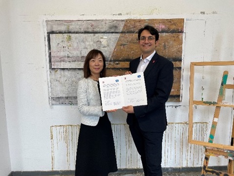 アーティスト交換に係る協定の締結の画像