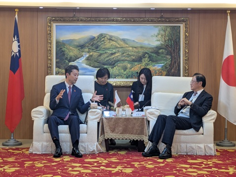 桃園市長との会談の写真