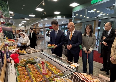 フェアの視察の写真