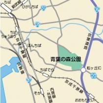 青葉の森公園位置図