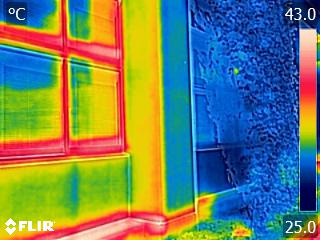 緑のカーテン設置による温度効果