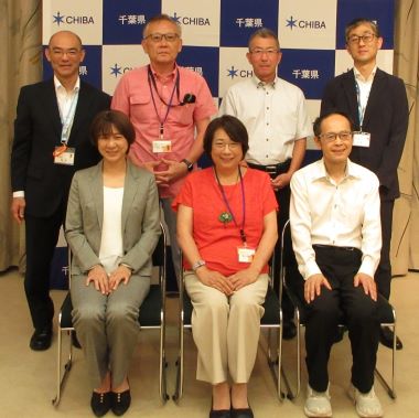 ちばオレンジ大使委嘱状交付式の紹介写真