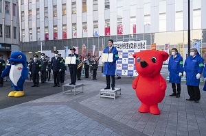 年末年始特別警戒取り締まり出動式