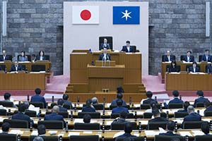 令和5年6月定例県議会開会の様子