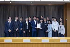 立憲民主党千葉県議会議員会の要望の様子