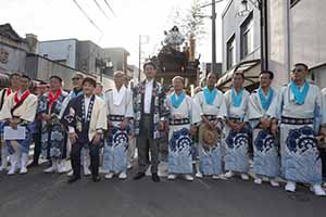 佐原の大祭秋祭りの様子