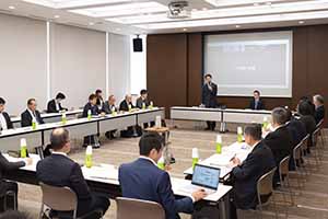 千葉県産農林水産物輸出活性化検討会議の様子