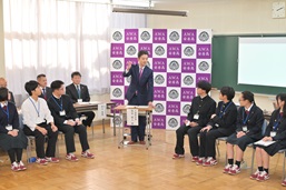 安房高校特別授業の画像