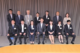 JICA海外協力隊(2025年度第1次隊)による表敬訪問の写真