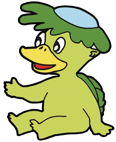関宿城博物館イメージキャラクター　カッピーの画像
