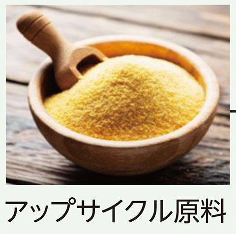 アップサイクル原料の写真