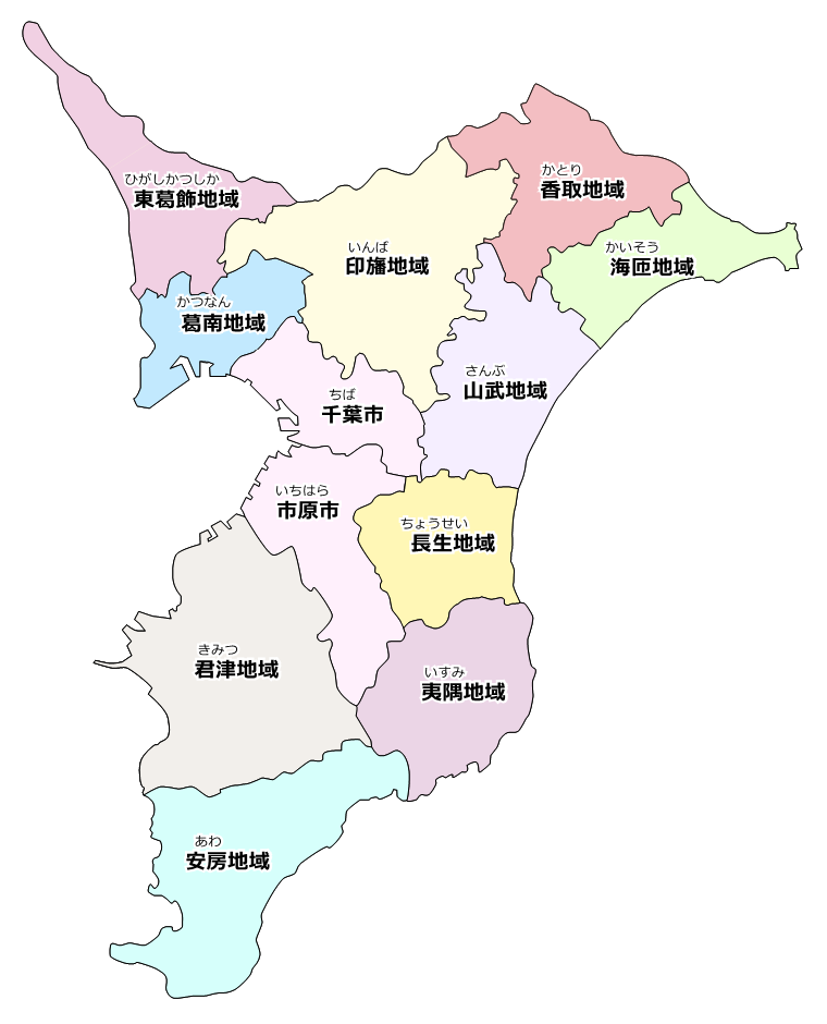 千葉 県 の 地図 画像