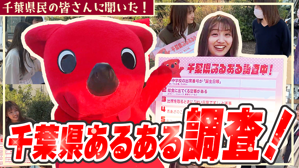 千葉県あるあるみんな知っているかな？チーバくんが徹底調査！