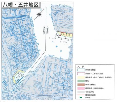 八幡・五井地区平面図