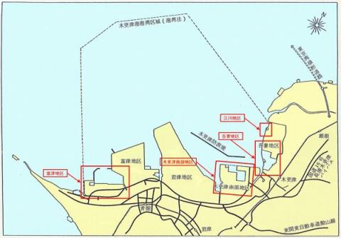 木更津港平面図