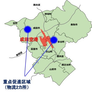重点促進区域図