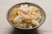 筍ごはんの画像