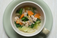 にんじんとあさりのスープの画像