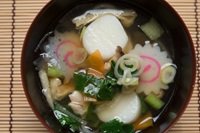 棒もち入り雑煮の画像