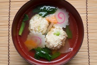 鶏どせ風汁の画像