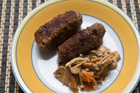 ミティティのきのこソースがけの画像