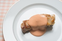 豚肉のオーロラソースがけの画像