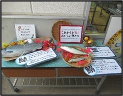 １１月のちばの食育月間の掲示