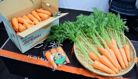 習志野市産のにんじん
