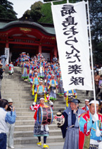 香取神宮の神幸祭とおらんだ楽隊