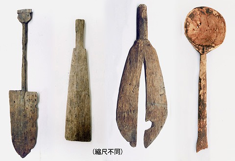 国府関遺跡出土の木製品