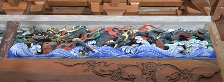 心巖寺欄間「竜」（阿形）