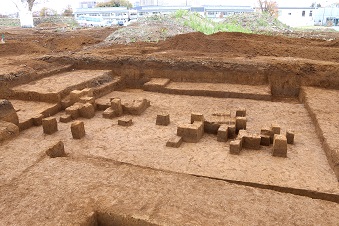第3文化層の石器出土状況