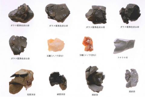 環状ブロック群出土主要接合資料 環状ブロック群出土主要接合資料