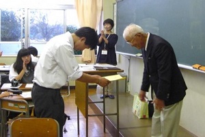 我孫子東高校_認知症サポーター養成講座の画像
