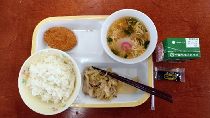 郷育米給食の写真