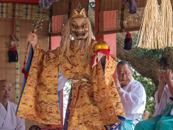 玉前神社神楽の写真