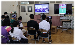Webシステムを活用した間接交流の写真