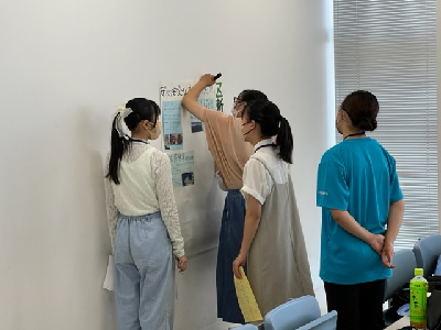 事後研修の様子の写真