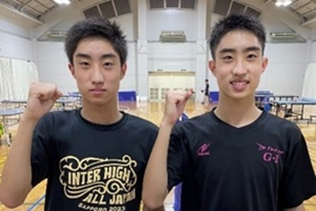 宗石篤頼選手と宗石経仁選手の写真
