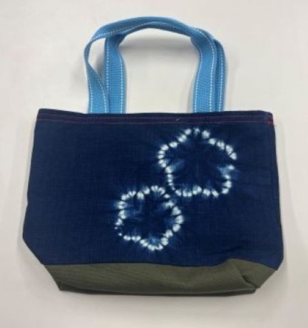 大網特支作品梅模様のバッグ