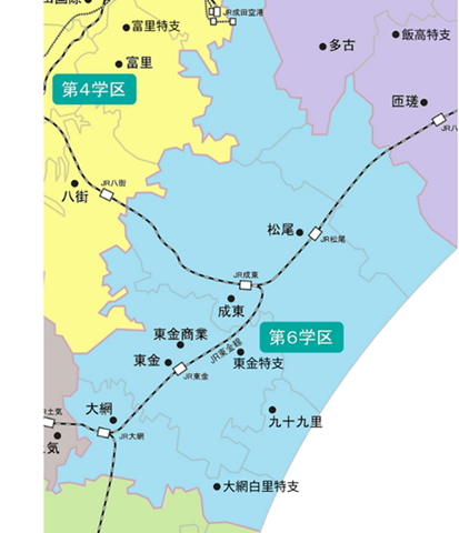 第6学区の地図画像