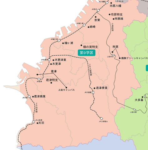 第9学区の地図画像