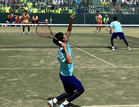 ソフトテニス、少年男子の画像