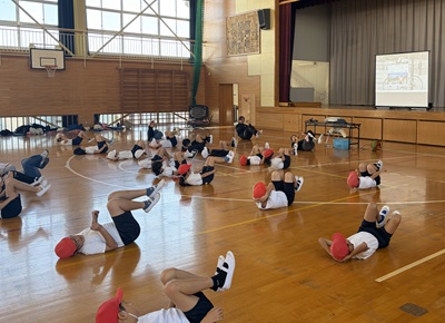 練習体験時の写真