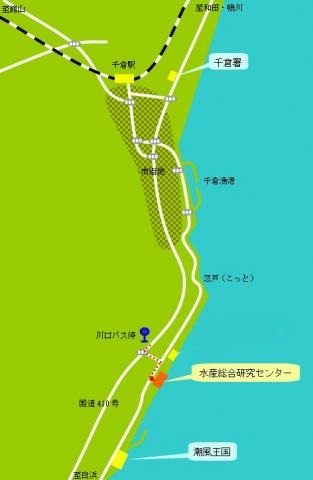 千葉県水産総合研究センター案内図