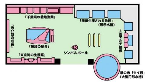 展示コーナー見取り図