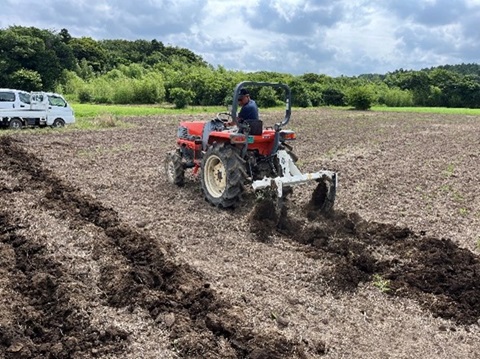 サブソイラ施工の様子