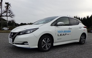 千葉県公用車　LEAF （電気自動車）の画像