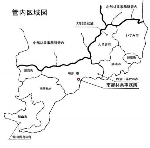 管内の概要 南部林業事務所 千葉県